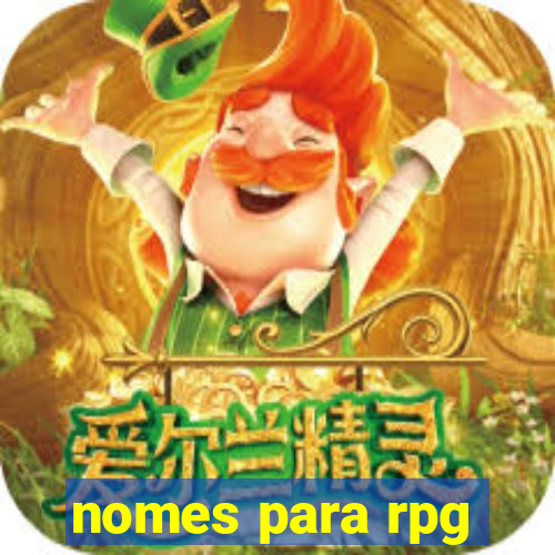 nomes para rpg